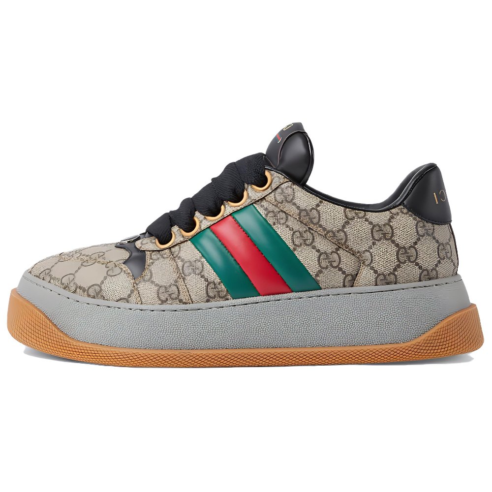 GUCCI Screener Sneaker 'GG Monogram Beige Ebony'