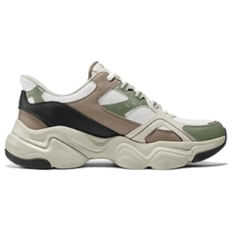 Skechers Slip ins Cushioning, Wear Resistant Chunky Sneakers Men's Green