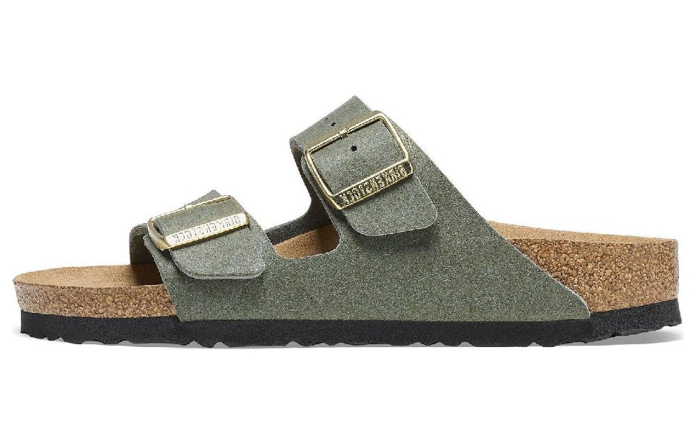 Birkenstock Slide Slippers Women's Light Green Narrow
