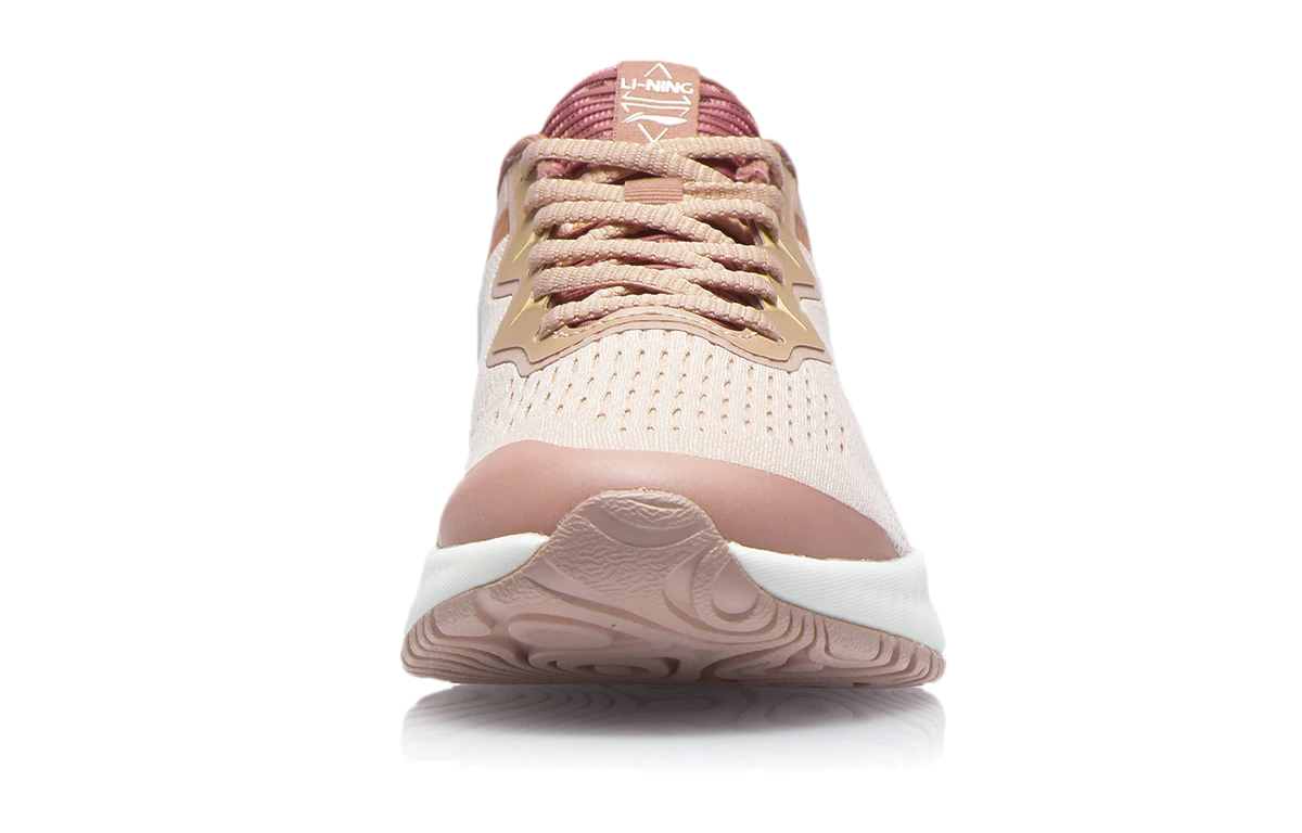 LiNing YueYing Essential Shock Absorbers Low Top Running Shoes Women's Peach Orange Pink