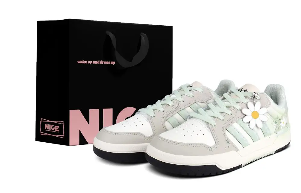 Adidas Neo Entrap Low top Skateboard Shoes Unisex Teal