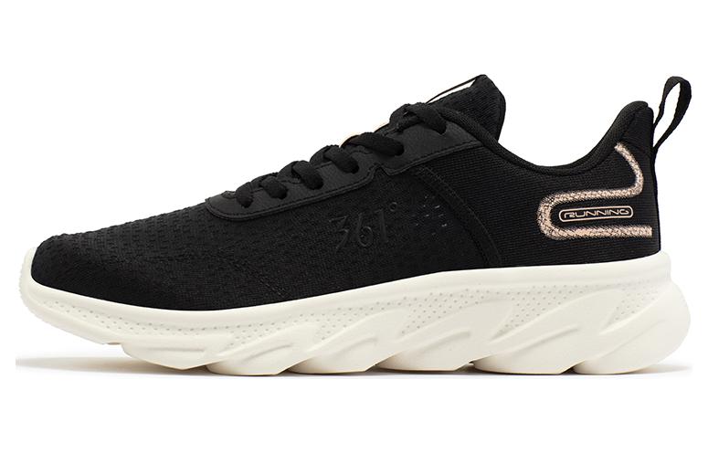 361° Shock Absorbers Slip Resistant Abrasion Resistant Low Top Running Shoes Women's Black