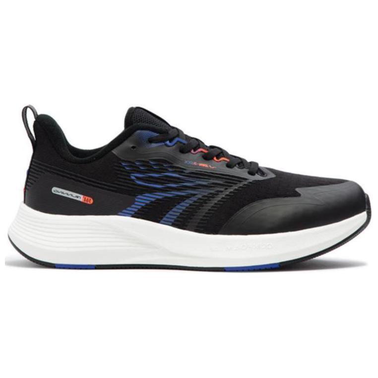 361° Cushioning, Slip Resistant, And Abrasion Resistant Low Top Training Running Shoes Men's Black Blue