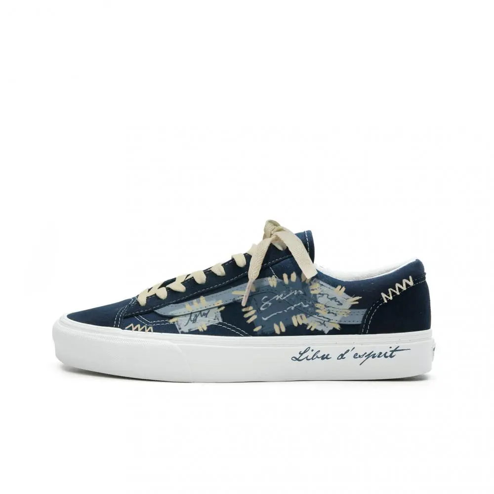 Vans Style 36 Abrasion Resistant Low top Skateboard Shoes Unisex Blue