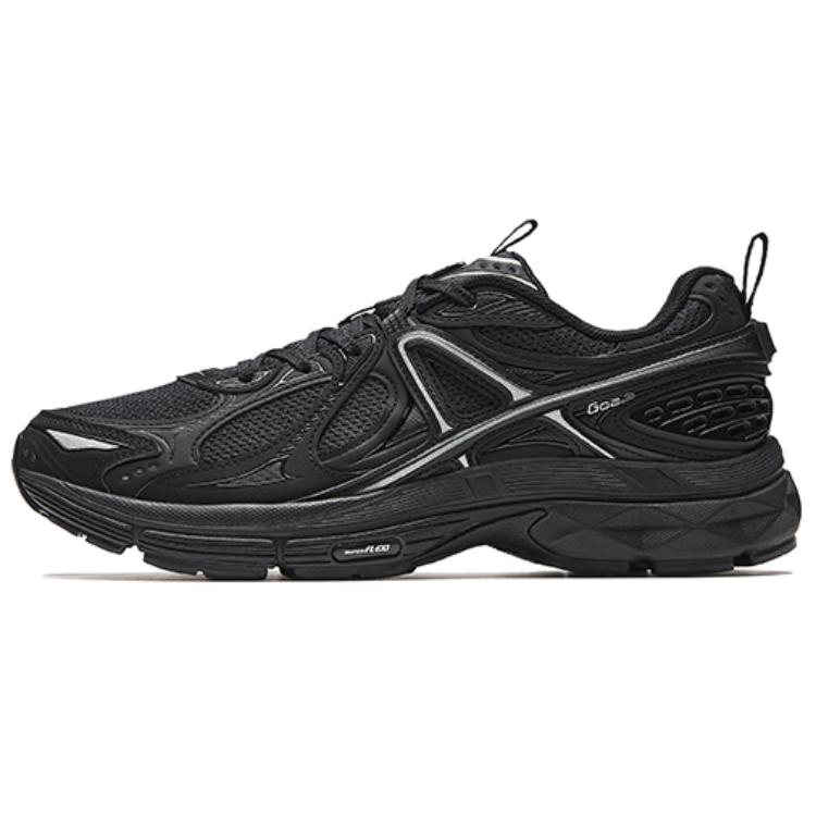 Anta Slip Resistant Abrasion Resistant Low top Casual Shoes Women's Black