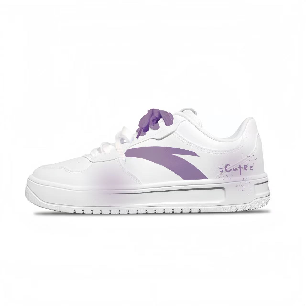 Anta Relaxed Cushioning Slip Resistant Abrasion Resistant Low top Skateboard Shoes Unisex