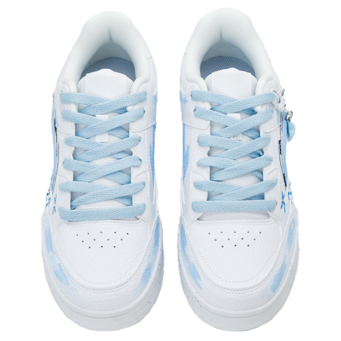 LiNing Tianji Slip Resistant And Abrasion Resistant Coverage Low Top Skateboard Shoes Unisex White Blue купить в интернет-магазине Yoocart с быстрой доставкой по России.
