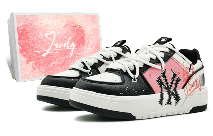 MLB Chunky Liner Low-Top Skateboard Shoes Unisex Pink