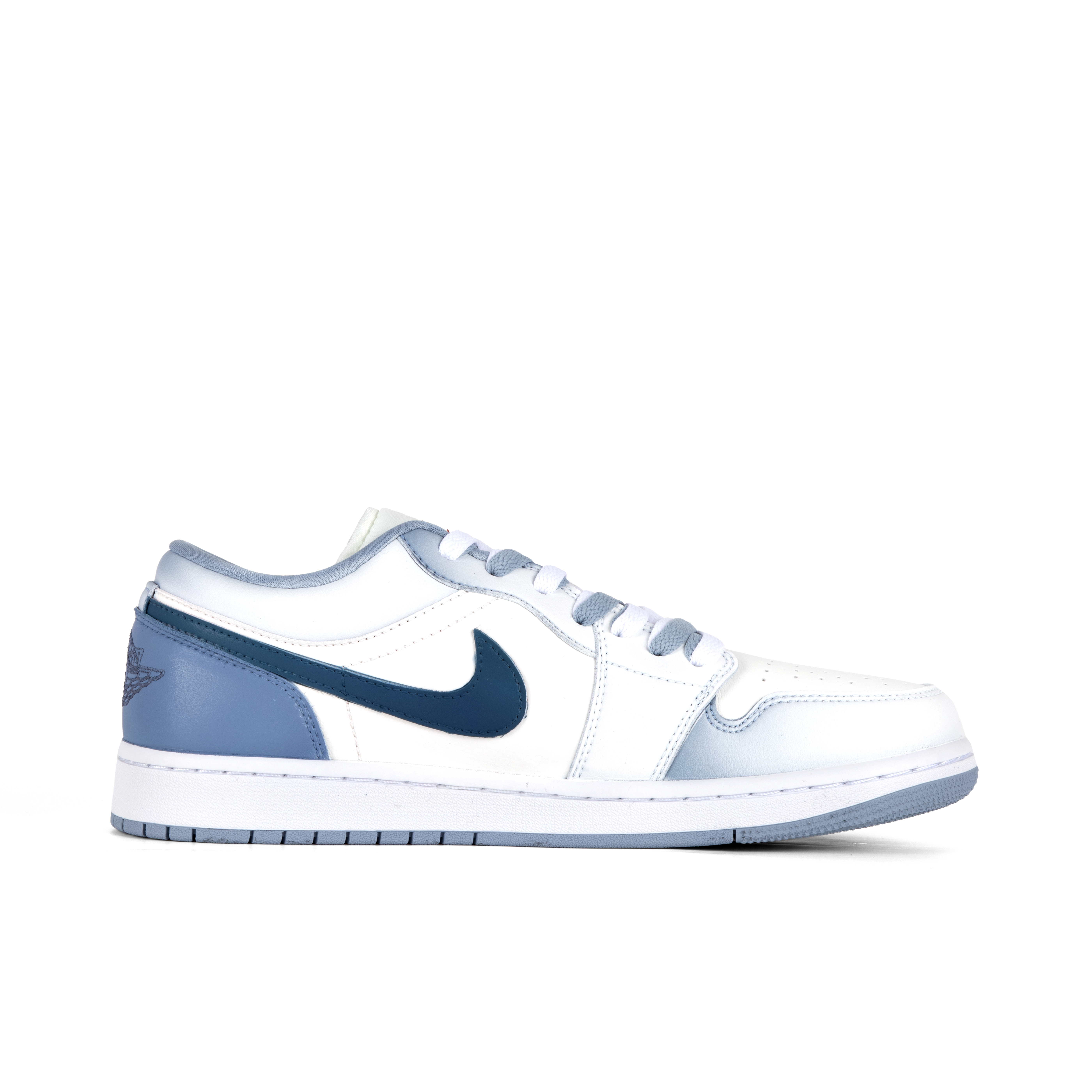 Jordan Air Jordan 1 Anti-Slip Wear-Resistant Low-Top Vintage Basketball Shoes Women's Blue White купить в интернет-магазине Yoocart с быстрой доставкой по России.