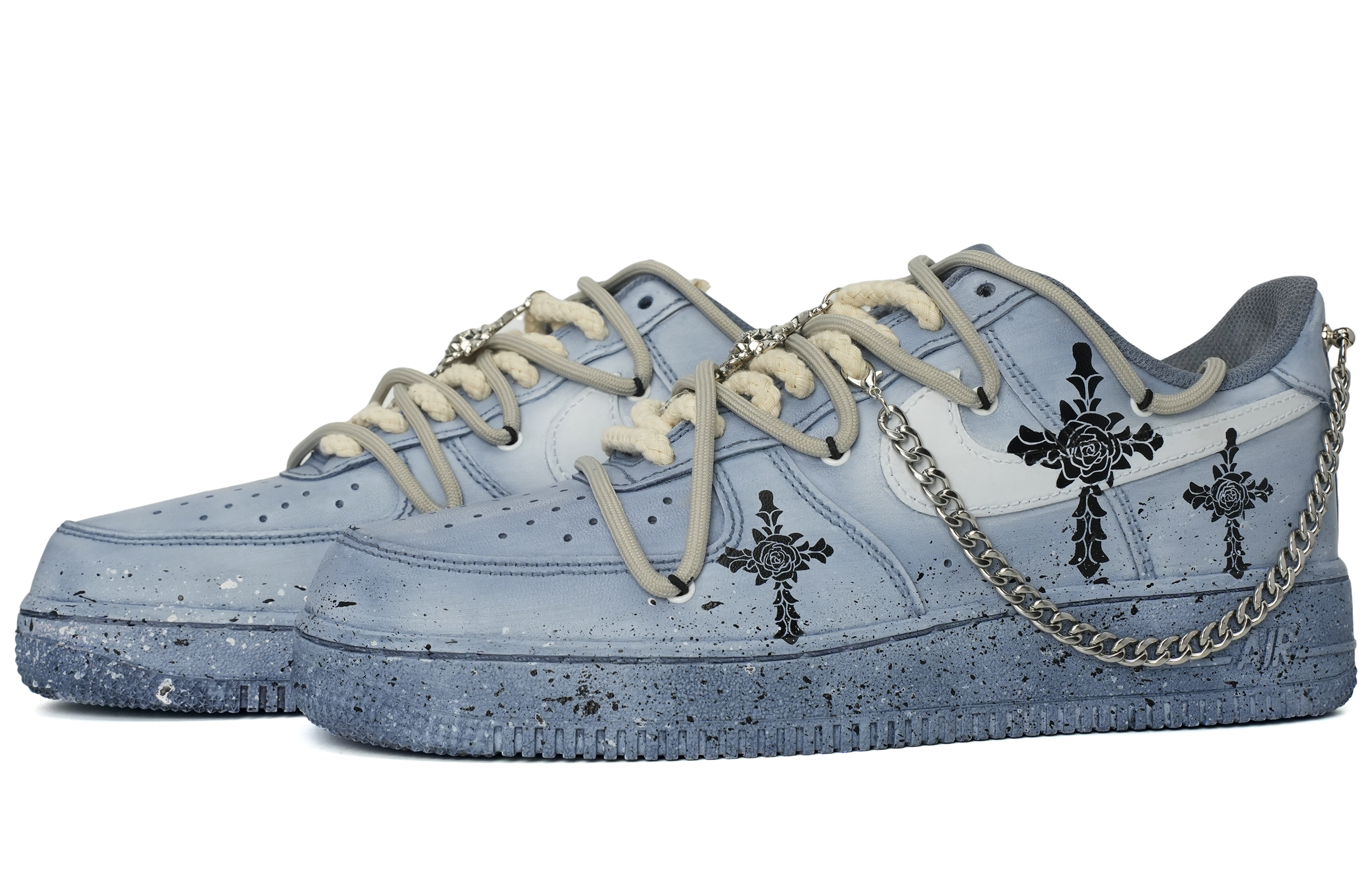 Nike Air Force 1 '07 Air Force 1 Low-Top Skateboard Shoes Men's Gray White купить в интернет-магазине Yoocart с быстрой доставкой по России.