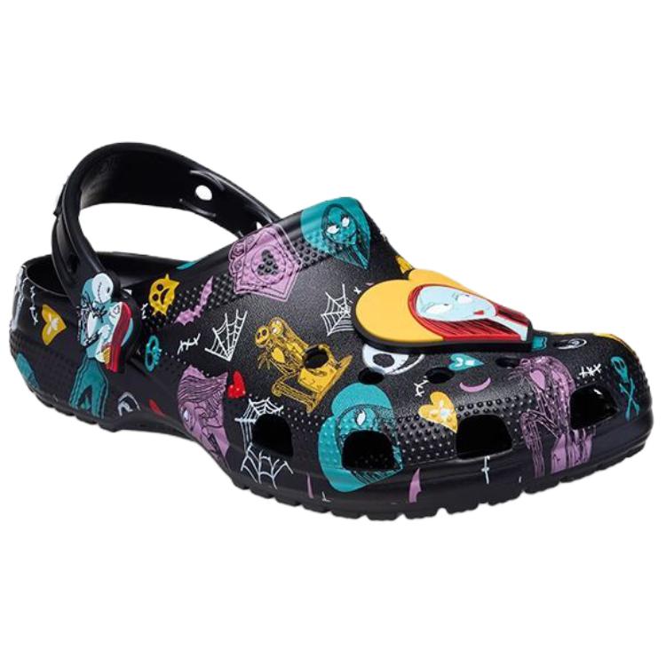 Christmas Night Nightmare x Crocs Classic Clogs Women's Black купить в интернет-магазине Yoocart с быстрой доставкой по России.