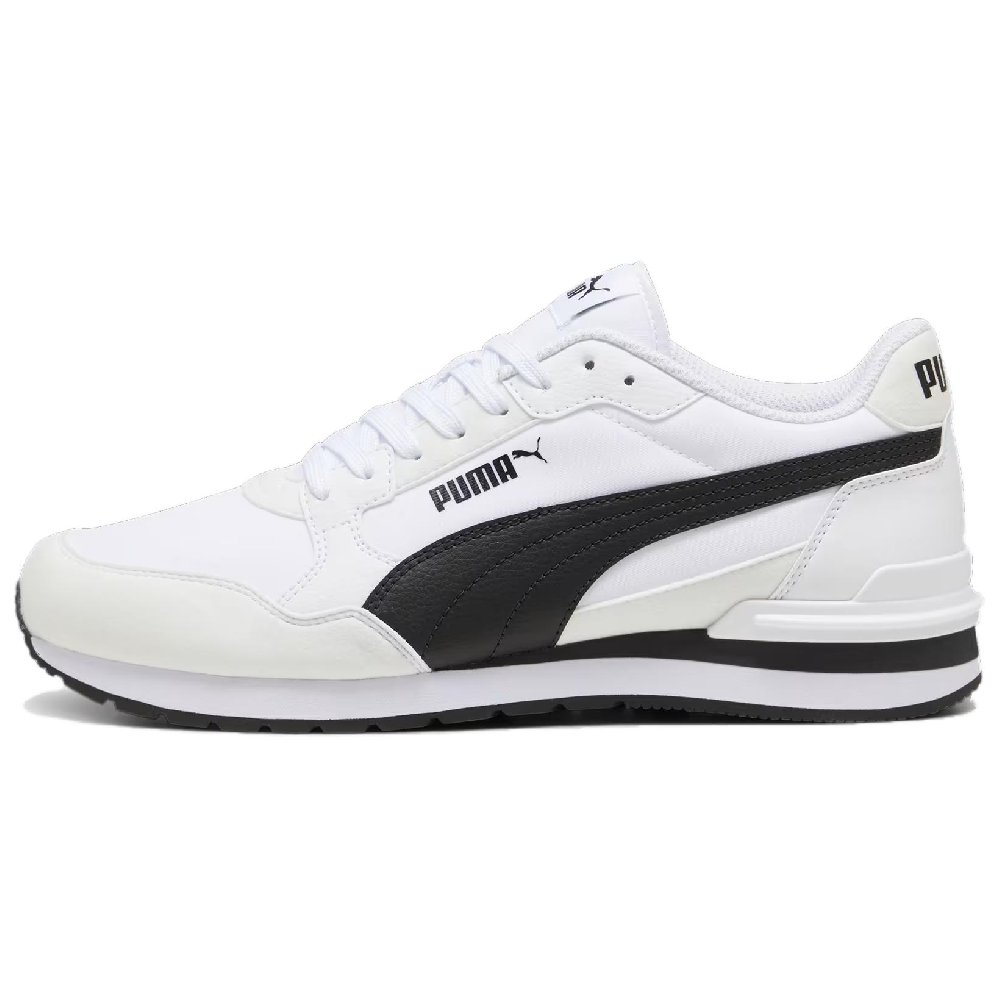 PUMA St Runner Anti-Slip Wear-Resistant Low-Top Casual Shoes Unisex Black White