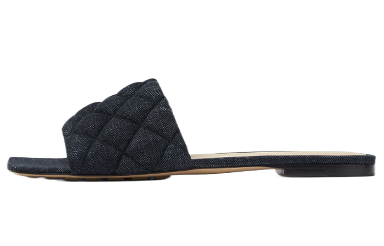 Bottega Veneta Quiet Slide Slippers Women's Indigo