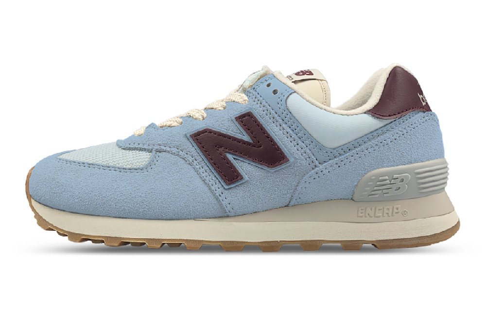 New Balance NB 574 Wear-resistant And Lightweight Low-Top Running Shoes Women's Blue Loose Fit