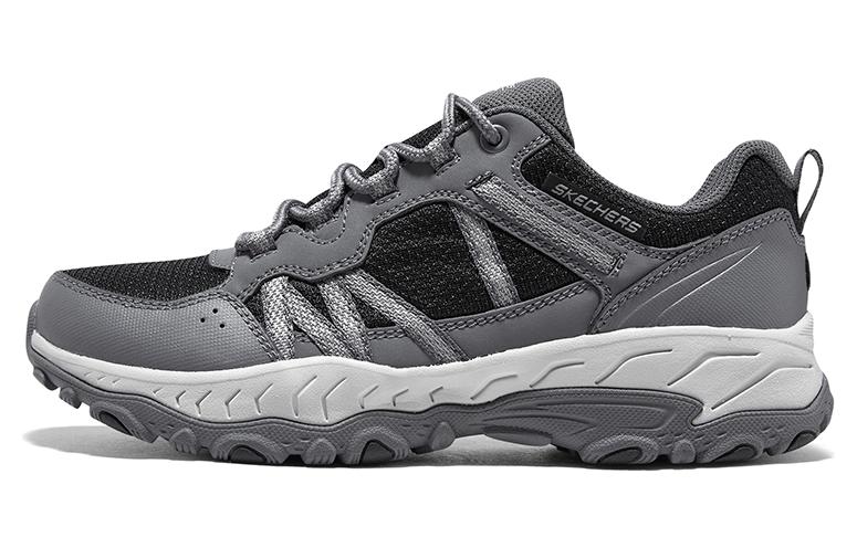 Skechers Grand Peak Trail Bound Low Top Outdoor Shoes Women's Gray Black