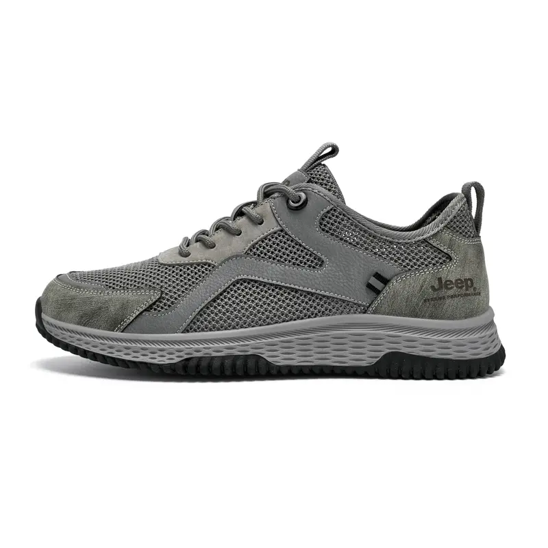 Jeep Low Top Casual Shoes Men's Gray