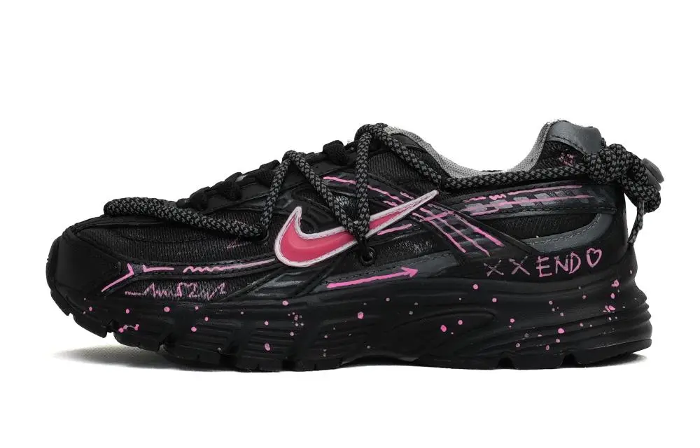 Nike Initiator Low top Running Shoes Women's Black Pink