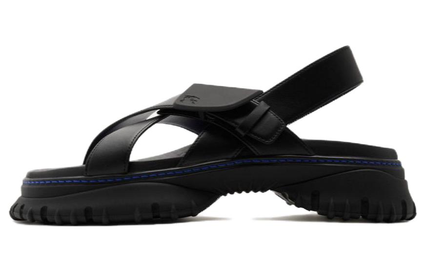 Burberry Crossover-straps Leather Sandals
