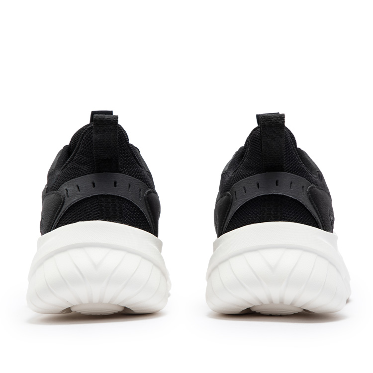 361° Anti Slip Wear Resistant Low Top Casual Running Shoes Men's Black Gray купить в интернет-магазине Yoocart с быстрой доставкой по России.