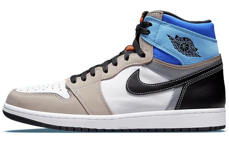 Jordan Air Jordan 1 Винтажные мужские баскетбольные кроссовки с высоким верхом.