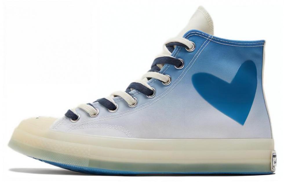 Converse 1970s Chuck Taylor All Star High Top Canvas Shoes Unisex Blue