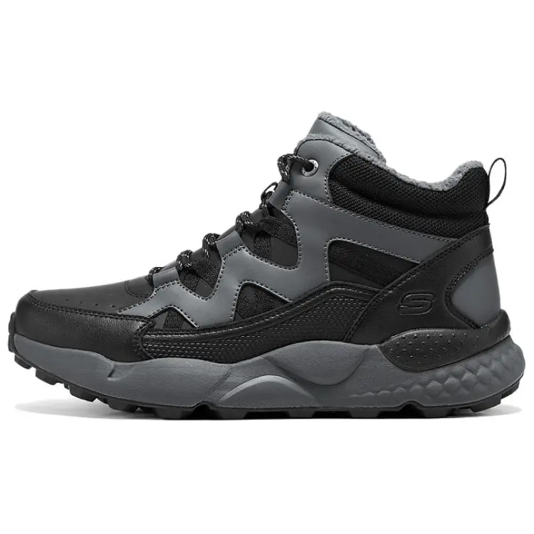Skechers BENDINO Support Thermal Rebound High top Casual Shoes Men's Black Gray
