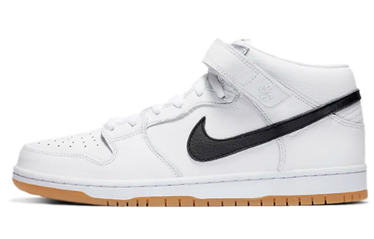 Nike Sb Dunk Mid Orange Label White