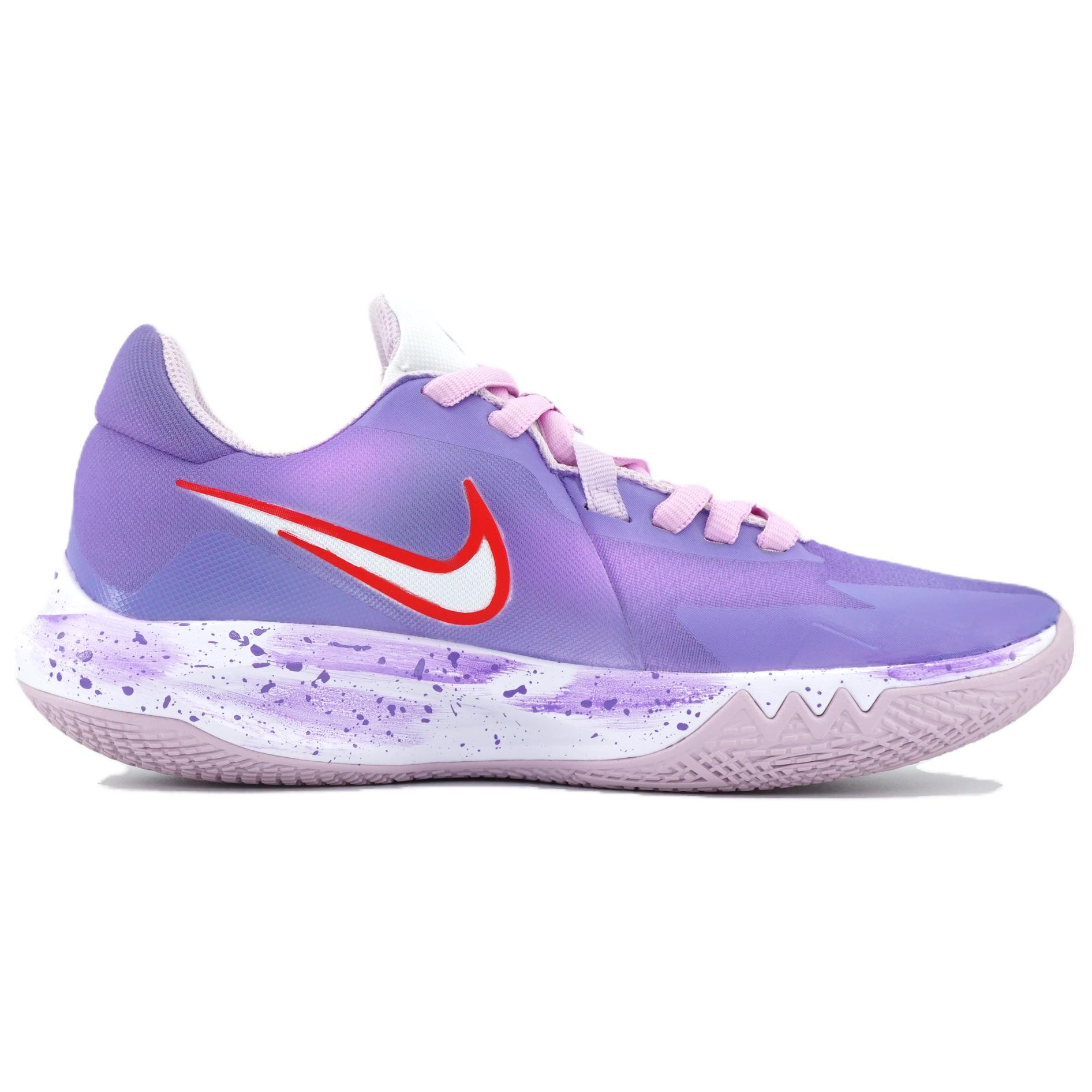 Nike Precision 6 Purple Lightning Thunder Cloud Cushioning, Wear Resistant Low top Basketball Shoes Men's Purple
