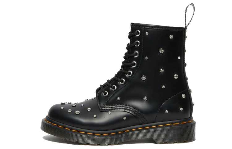 Dr. Martens Swarovski X Dr. Martens 1460 Martin Boots Black Women's