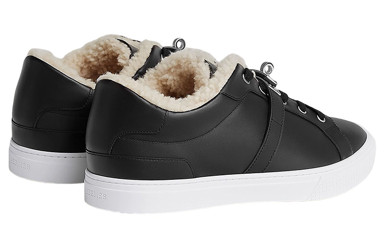 HERMES Low Top Stylish Skateboarding Shoes Men's Black купить в интернет-магазине Yoocart с быстрой доставкой по России.
