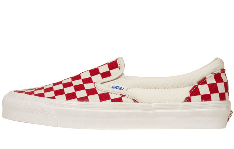 Vans Og Classic Slip On Lx 'Red Checkerboard'