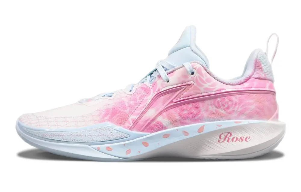 LiNing Speed Ling 2 Shock Absorbers Slip Resistant Breathable Low Top Basketball Shoes Men's Pink