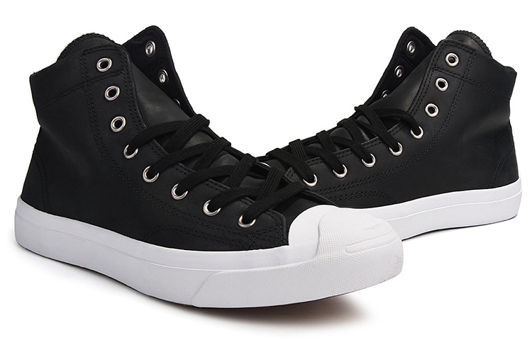 Converse Jack Purcell Hi Leather 'Black White'