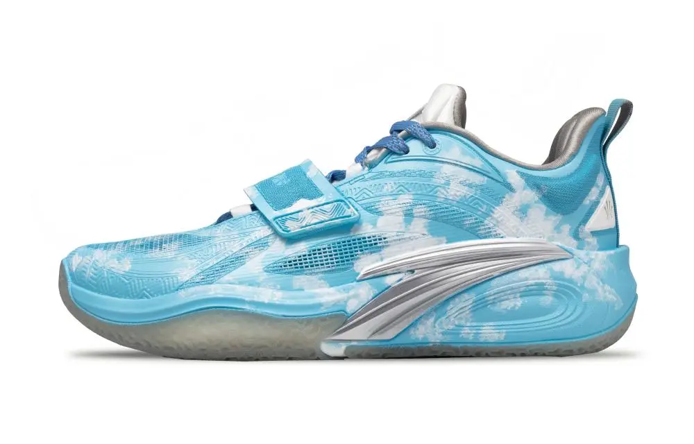 Anta KAI 1 Cushioning, Wear Resistant Low top Basketball Shoes Unisex Sky Blue