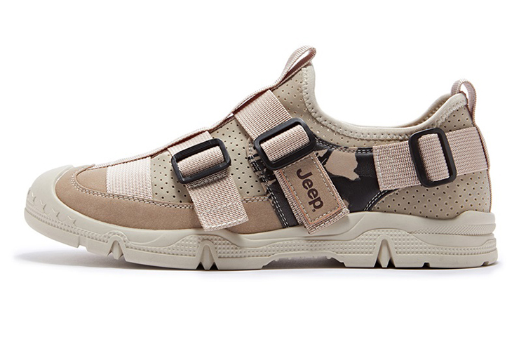 Jeep Low Top Casual Shoes Men's Sand