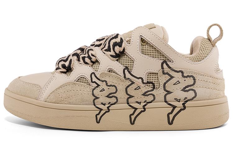 Kappa Lightweight Low-Top Skateboard Shoes Unisex Khaki Brown