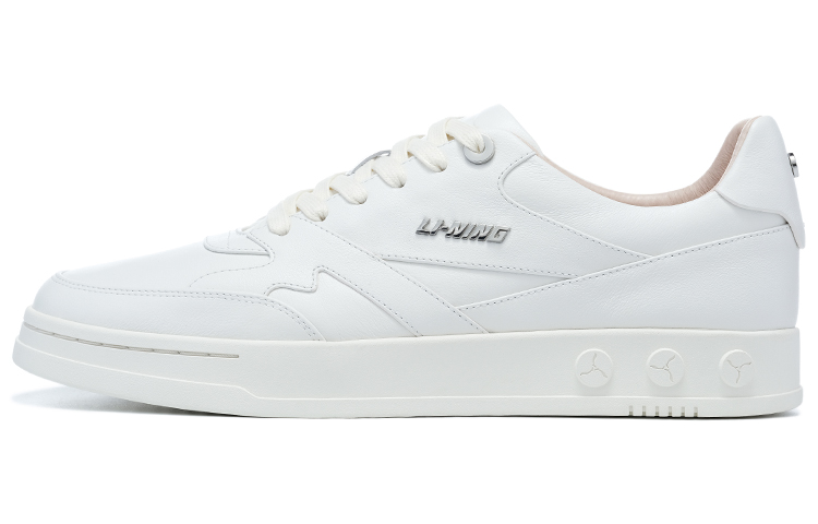 LI-NING 1990 001 Cushioning Low-Top Skateboard Shoes Women's White