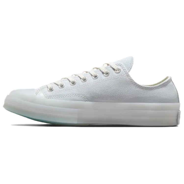 Converse Chuck 70 Anti-Slip Wear-Resistant Low-Top Canvas Shoes Unisex White