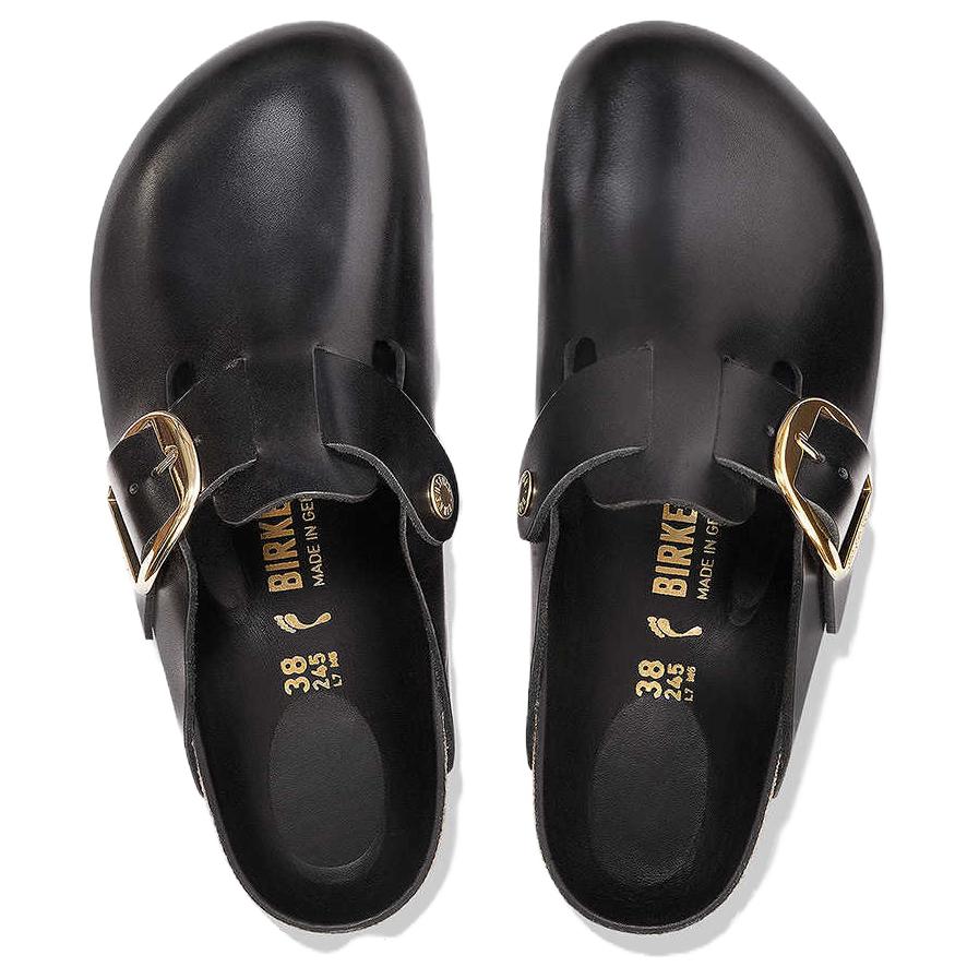 Birkenstock Boston Abrasion Resistant Closed Toe Slippers Women's Black купить в интернет-магазине Yoocart с быстрой доставкой по России.
