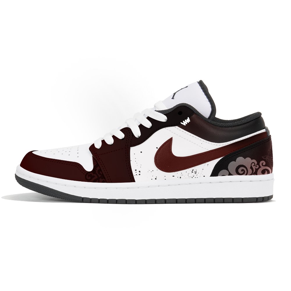 Jordan Air Jordan 1 Vintage Basketball Shoes Men Low Top Red