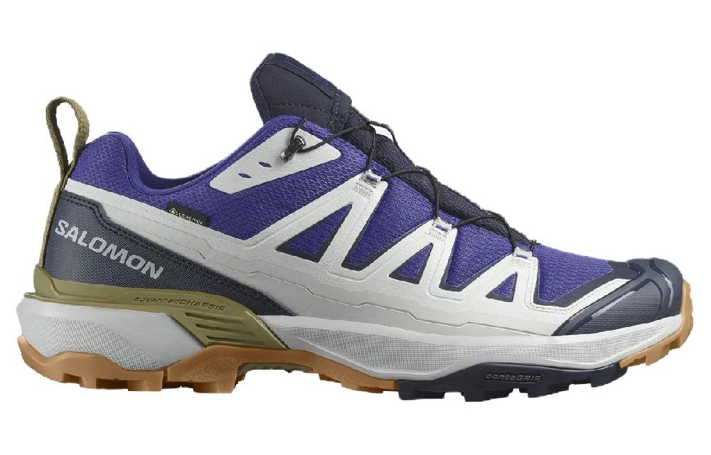 SALOMON X ULTRA 360 Cushioned Slip-Resistant Low-Top Outdoor Shoes Men's Blue Brown