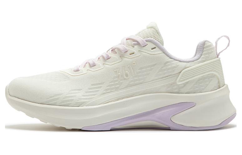 361° Sharp Teeth Cushioning, Wear Resistant Low Top Running Shoes Women's White Purple