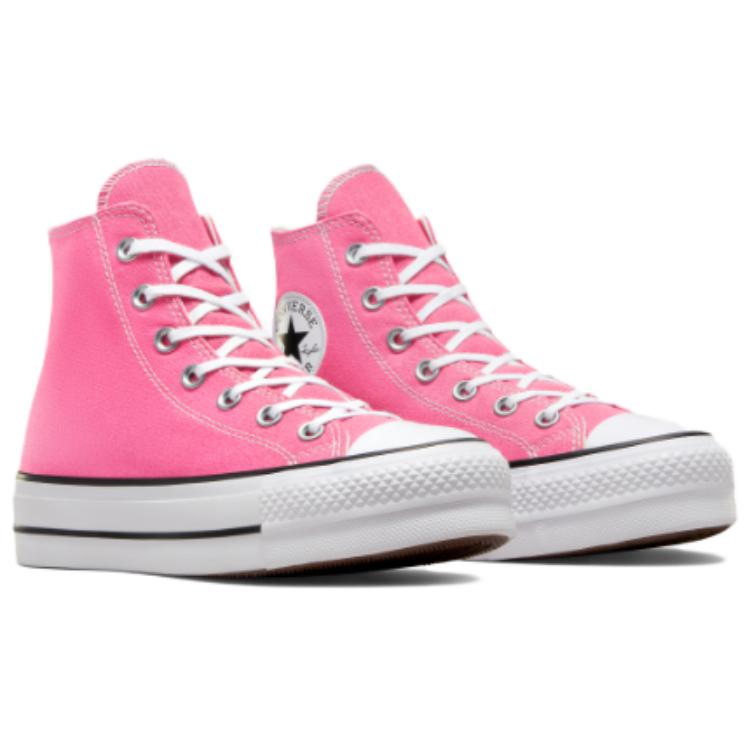 Converse All Star Lift Anti-Slip And Wear-Resistant Lightweight High-Top Canvas Shoes Women's Pink купить в интернет-магазине Yoocart с быстрой доставкой по России.