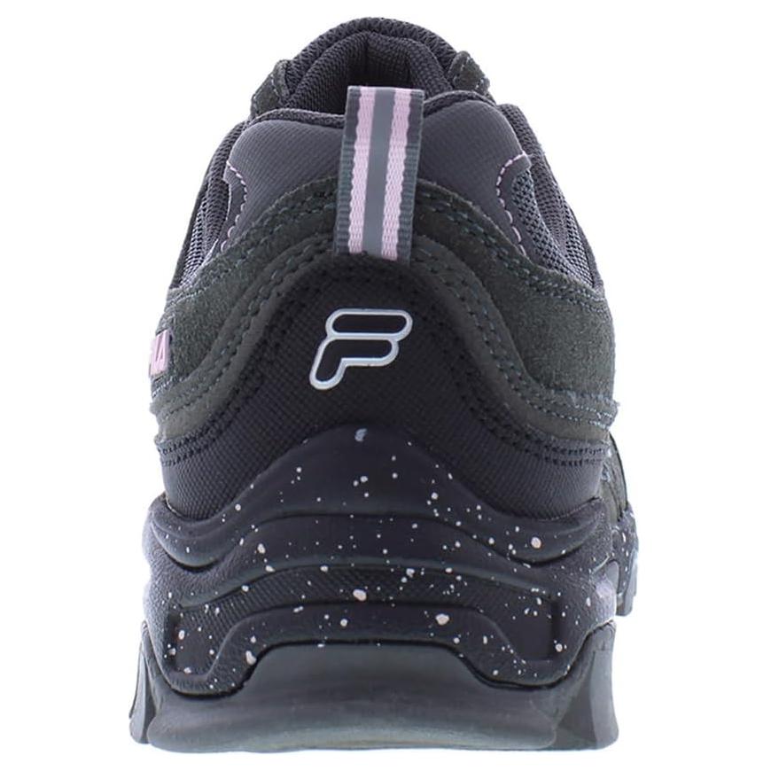 FILA Low Top Casual Shoes Women's Black Pink