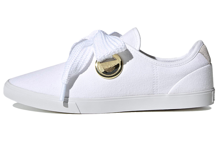 Sleek Women's Adidas Originals Low 'White Gold Metallic' Women's