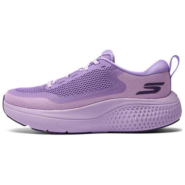 Skechers Anti Slip Wear Resistant Low Top Running Shoes Women's Purple
