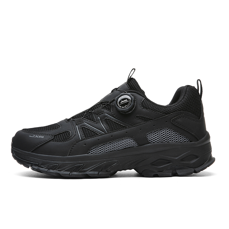 Jeep Hiking / Trekking Shoes Men Low-Top Black