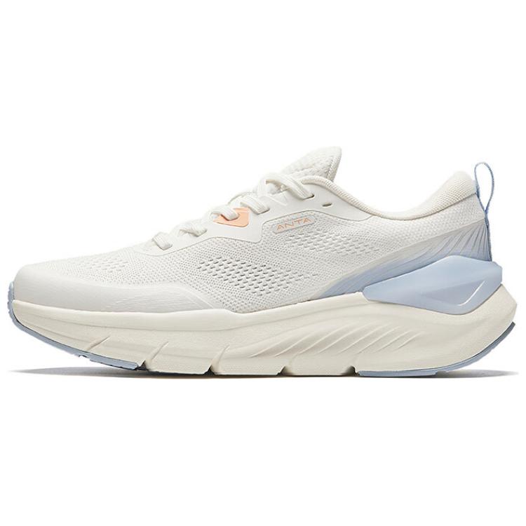 Anta Breathable Lightweight Low-Top Running Shoes Women's White Blue