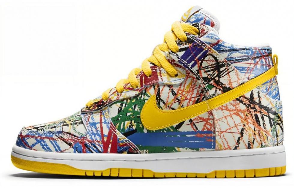 Nike Dunk High Scribble GS