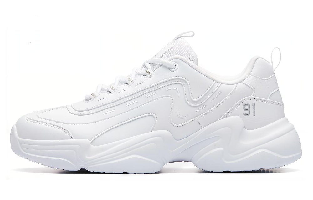 Anta Low Top Chunky Sneakers Men's White